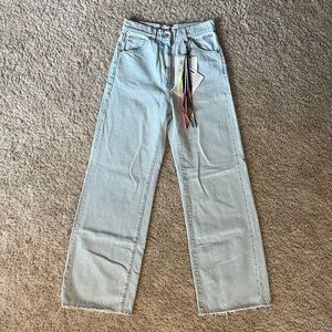 NWT MSGM High Rise Wide Leg Jean | 6